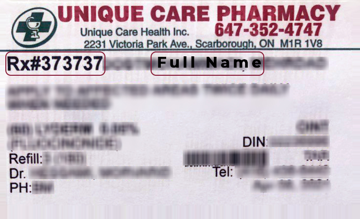 Unique Care Pharmacy Online Refill Prescriptions